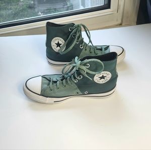 Converse All Star Chuck Taylor Green High Top Sneakers